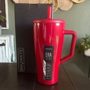 BruMate Era 30 oz. Straw Tumbler in Maraschino! New!